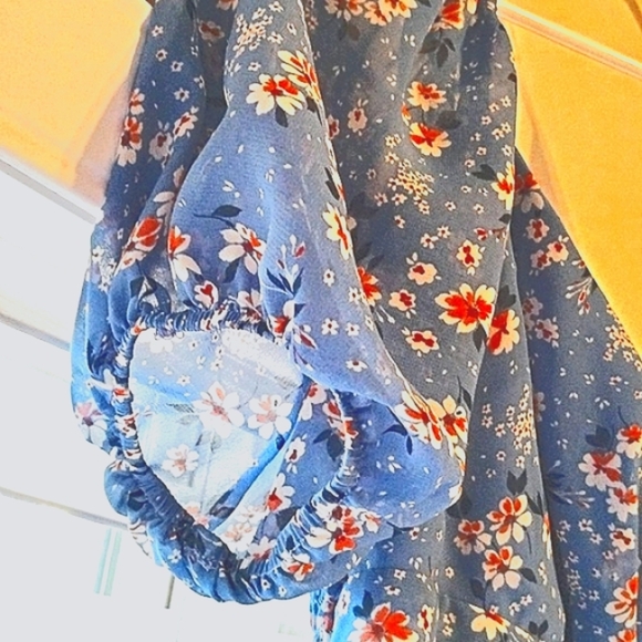 B. Smart Junior Girl Lined Chamb/Multi Color Ruffled Dress, Size: 3, NWT - Picture 8 of 13